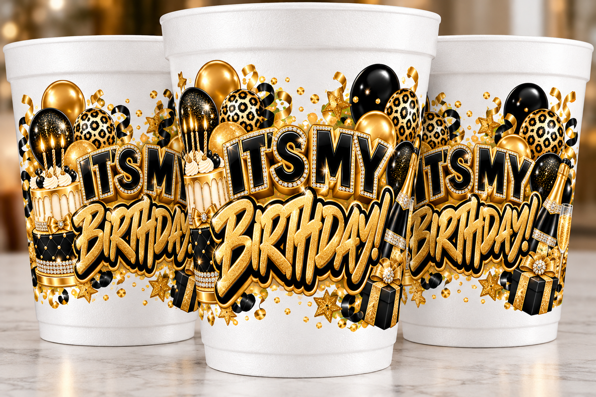 Party Styrofoam Cups (16oz)