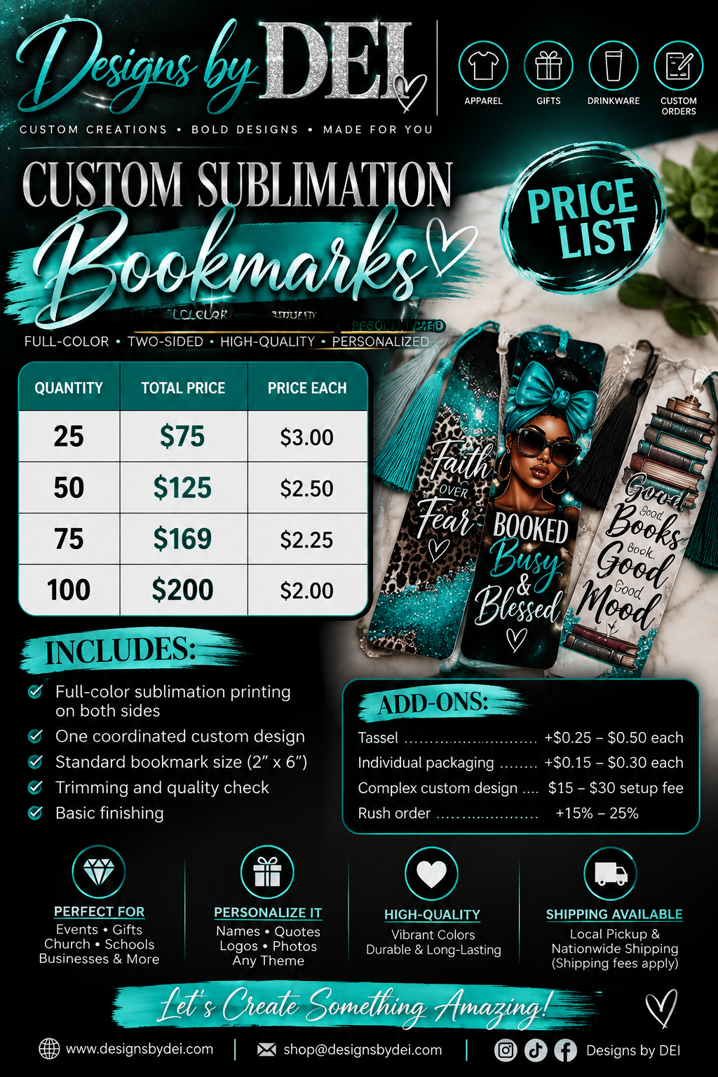 Custom Bookmarks