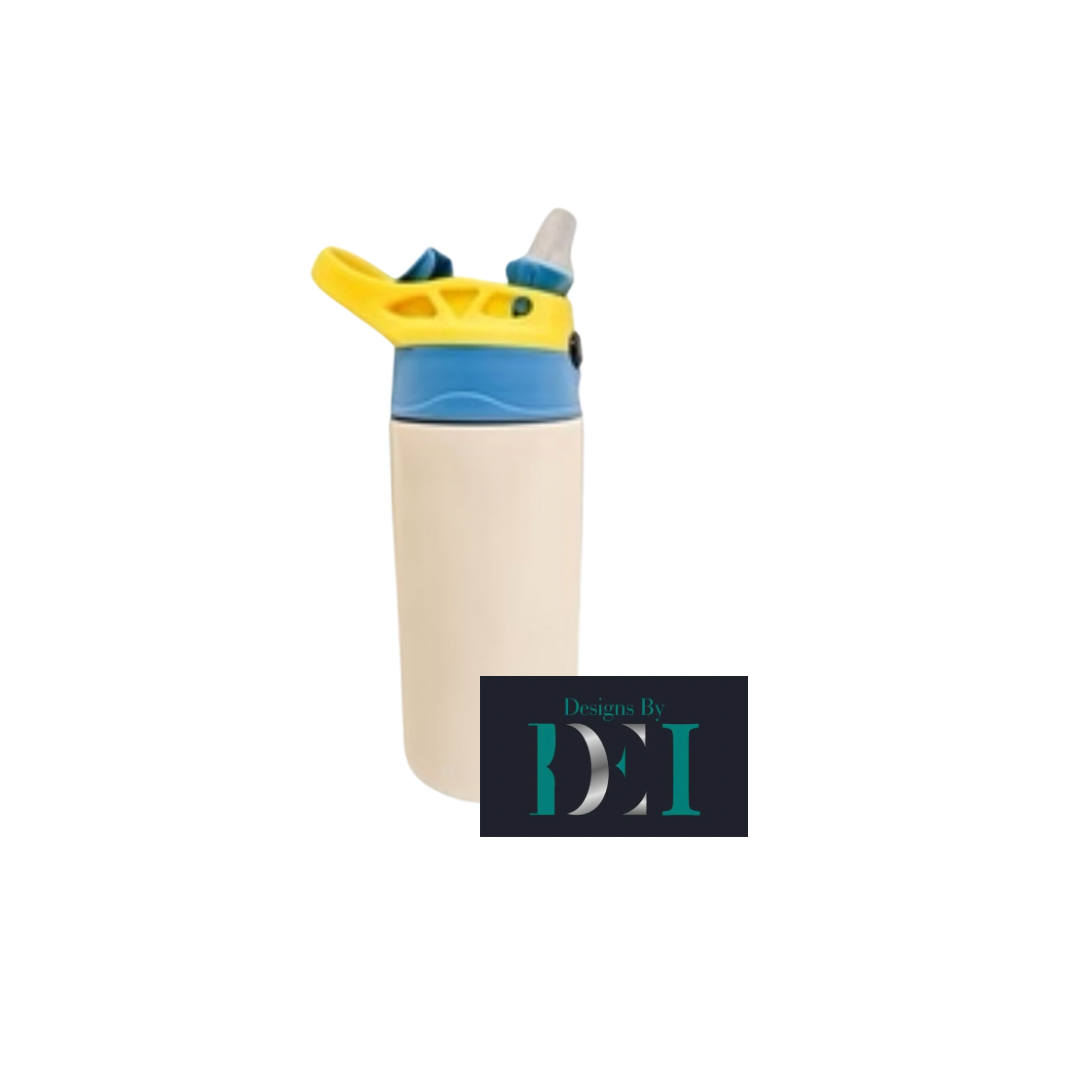 Kids Sublimation Colored Lid Sippy Cup Tumbler