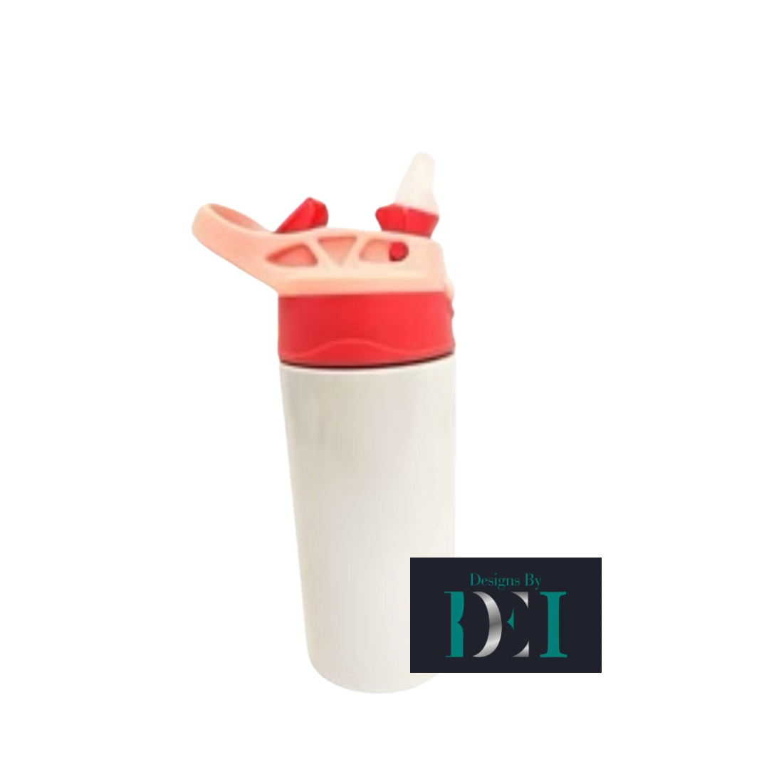 Kids Sublimation Colored Lid Sippy Cup Tumbler